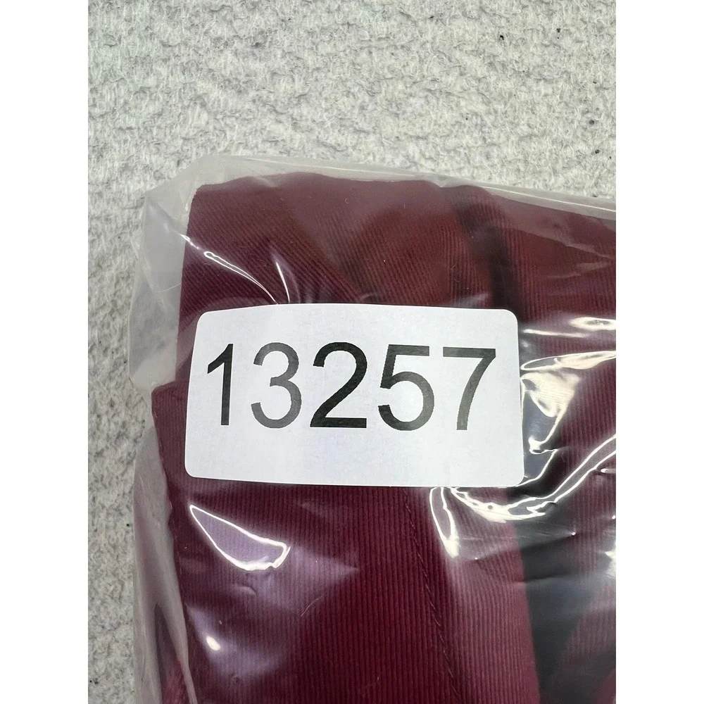 Guess Sweater Mens Large Cranberry‎ Red Button Mock Neck Utility X04R0000000